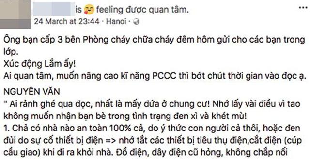 Tâm thư của một lính cứu hỏa sau vụ cháy chung cư Carina: Chả có nhà nào an toàn 100% cả, do ý thức con người cả thôi! - Ảnh 1.